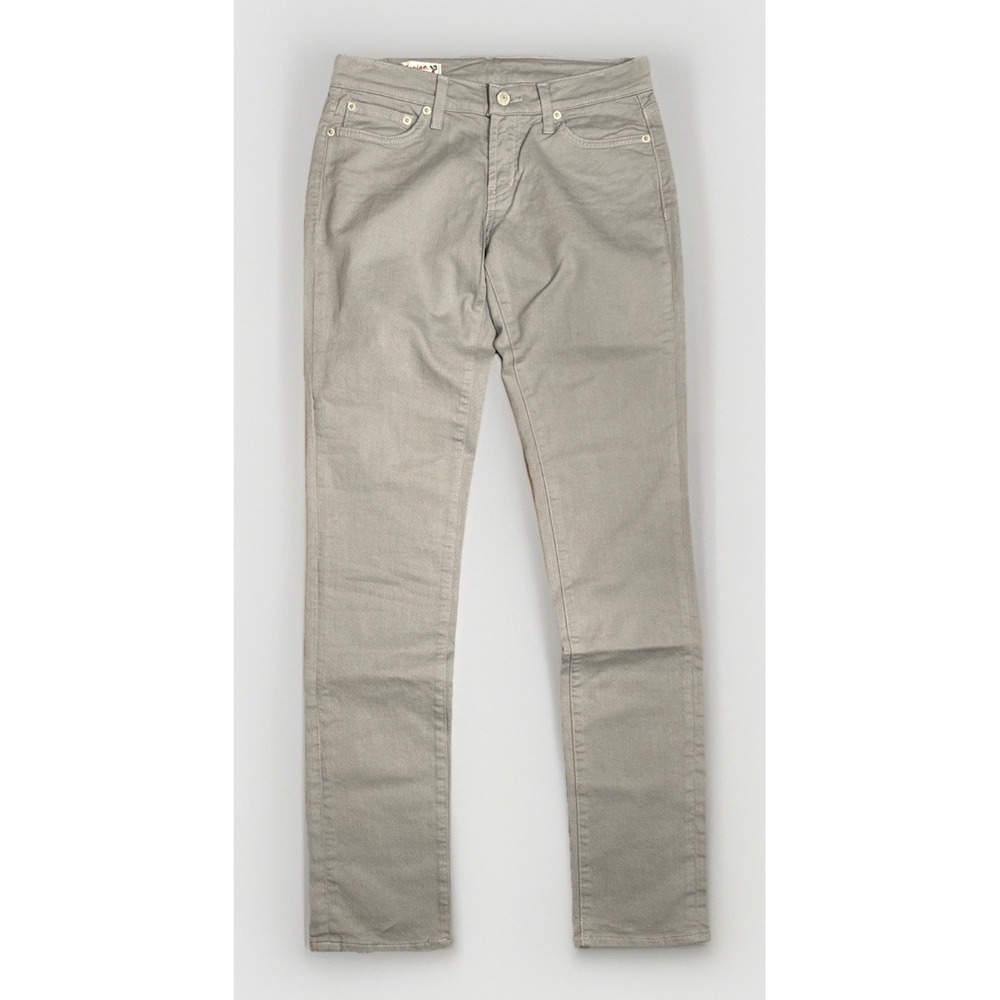 Red Engine Cayenne Skinny Jeans Gray Nickel Wonens 27 X 33 USA made